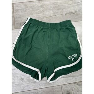 Brandy Melville New York‎ N.Y. Green Runner Shorts S White Trim Casual